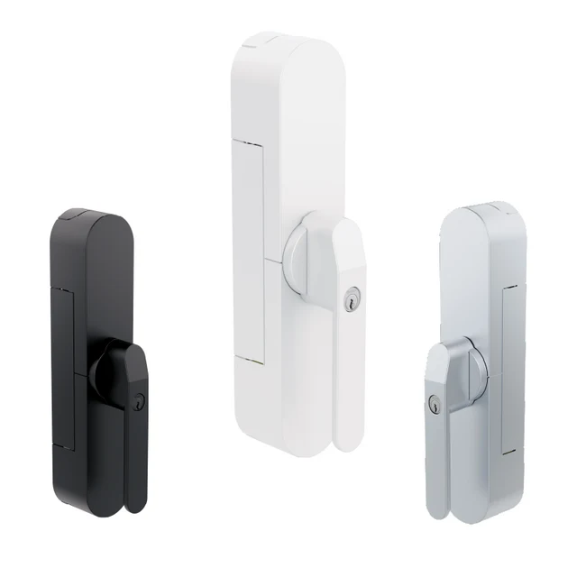 ABUS WINTECTO One Fensterantrieb in Schwarz, Weiß und Silber