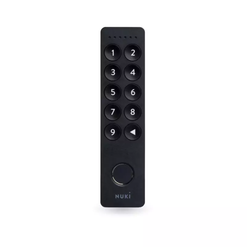 Nuki Keypad 2 mit Zahlentasten und Fingerabdrucksensor