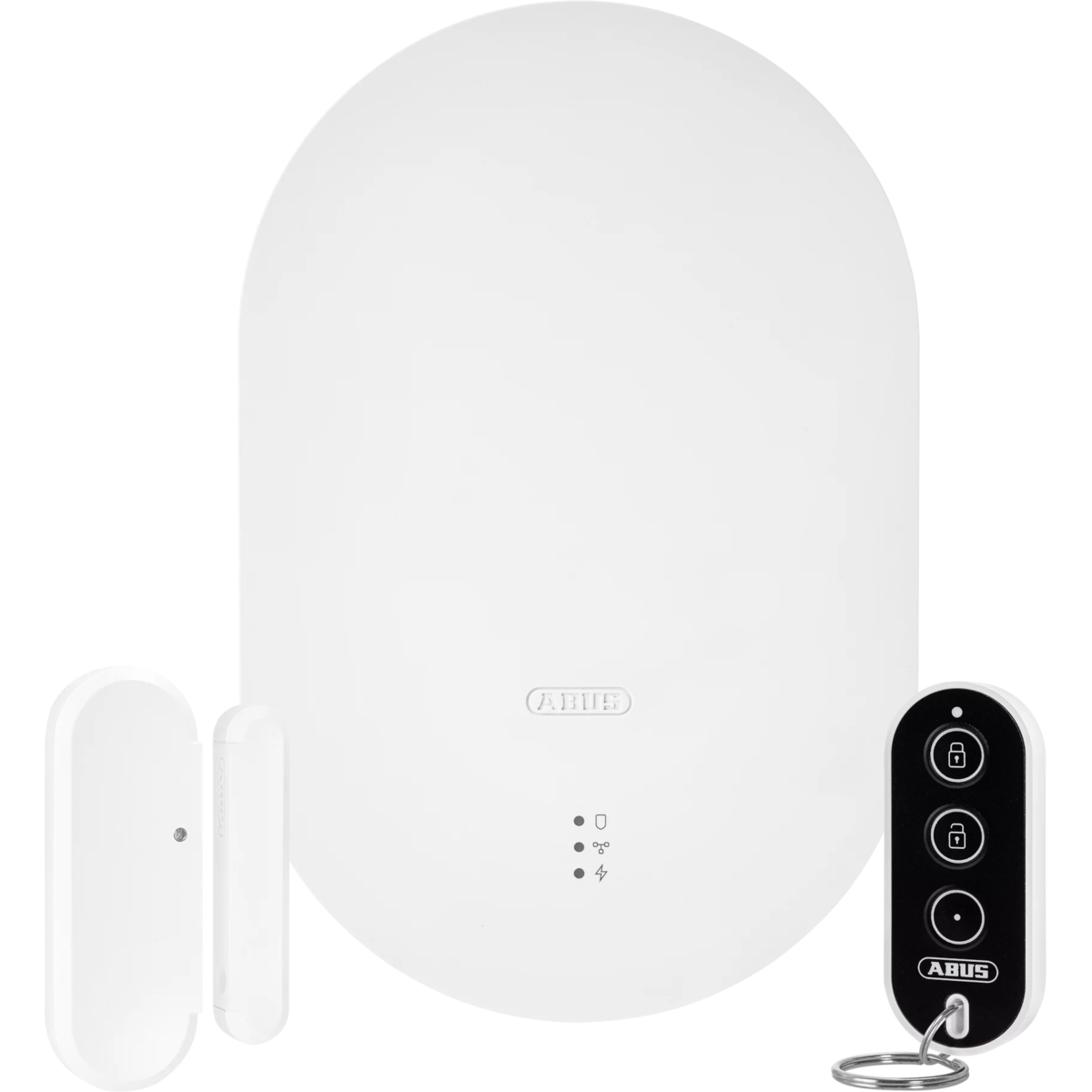 ABUS Smartvest Pro Starter-Set mit Zentrale, Öffnungsmelder und Fernbedienung